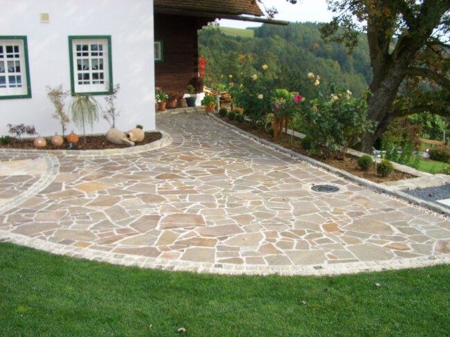 Gartengestaltung mit Naturstein
